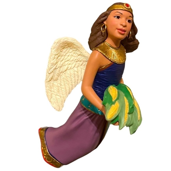 1998  "CELEBRATION OF ANGELS" Kwanzaa Hallmark Ornament Collectible Series #4/4 - Picture 6 of 12